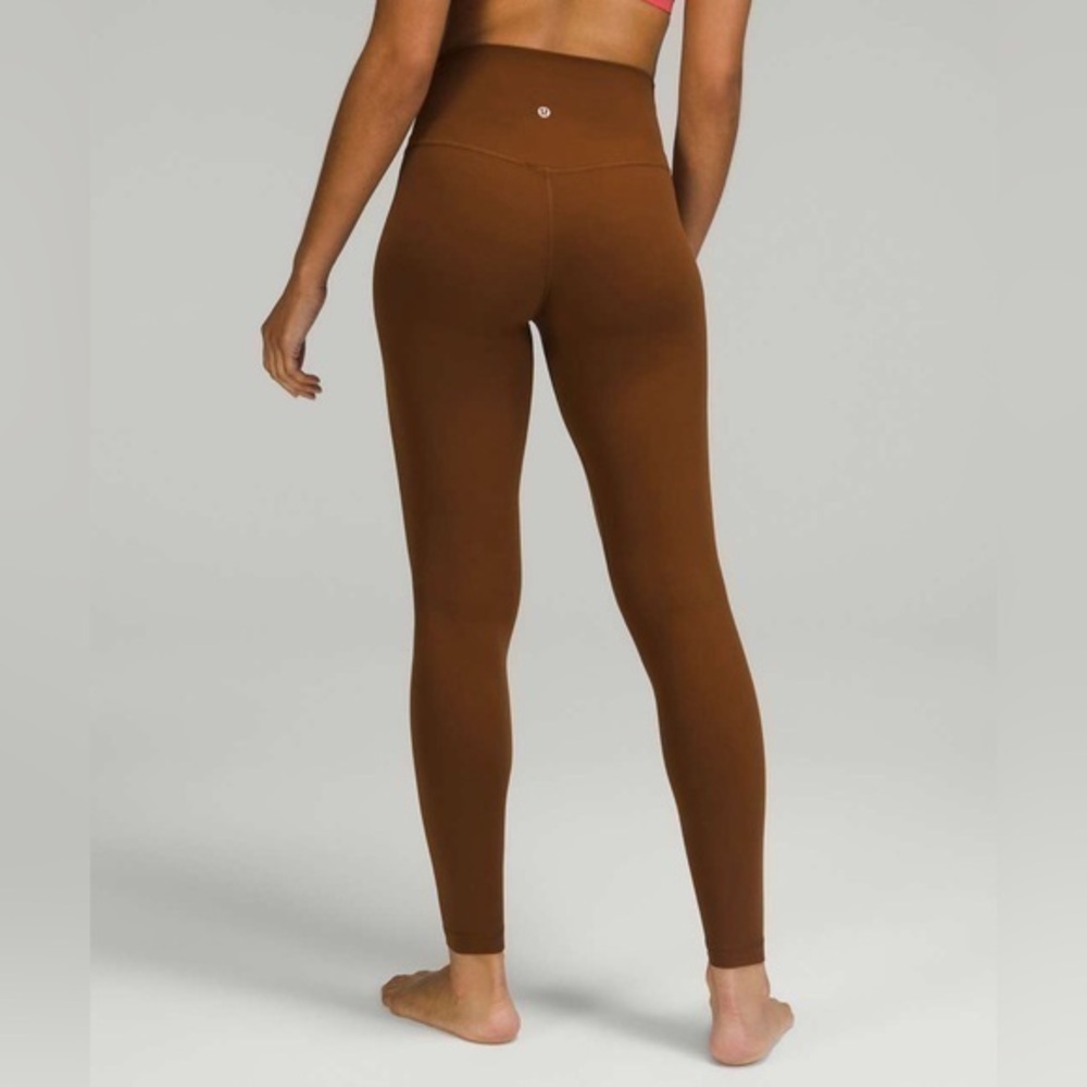 NWT Lululemon Align High Rise Pants 28” Size 12 in Roasted Brown Leggings Yoga